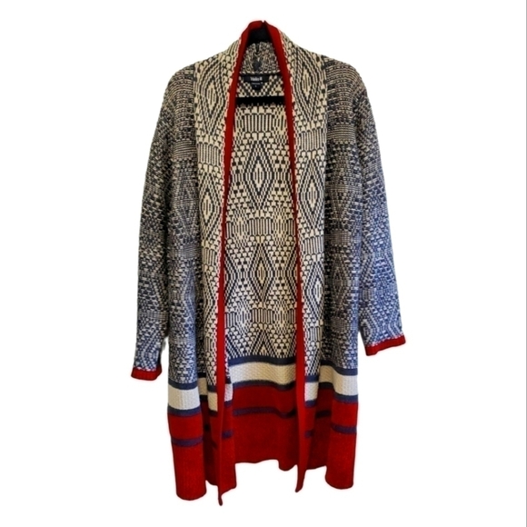 Tribekka 44 Open Long Cardigan, Size L - Picture 1 of 8